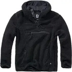 Brandit Rundhalspullover Teddyfleece Worker Pullover schwarz 5XL