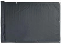 vidaXL Balkonsichtschutz Balkonabdeckung Oxfordgewebe 90x600 cm Anthrazit