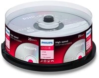 Philips DVD-Rohling 25 Philips Rohlinge DVD+R 4,7GB 16x Spindel