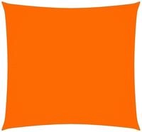 vidaXL Sonnensegel Sonnensegel Oxford-Gewebe Quadratisch 6x6 m Orange, (1-tlg)