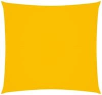 vidaXL Sonnensegel Sonnensegel Oxford-Gewebe Quadratisch 6x6 m Gelb, (1-tlg)