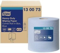 TORK Bienenwachst&uuml;cher TORK Extra Starke Mehrzweck-Papierwischt&uuml;cher Blau...