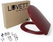 LUVETT WC-Sitz C100 mit Absenkautomatik, Duroplast sanit&auml;r, Universelle O-Form
