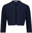 3/4-Arm-Shirt VERA MONT "Bolero-Jacke figurbetont", Damen, Gr. 38, blau (night sky),