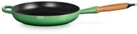 LE CREUSET Bratpfanne Signature Gusseisen mit Holzgriff, Gusseisen, 28 cm...