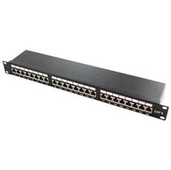 LogiLink NP0061 Netzwerk-Patch-Panel (Patchpanel, 19 Einbau, 1HE, Kategorie 6A