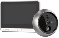 EZVIZ Smart Home T&uuml;rklingel DP2C silber (Drahtlose T&uuml;rspion T&uuml;rklingel)