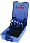 Ruko Kegelsenker RUKO Kegel- und Entgratsenker-Satz DIN 335 Form C 90&deg; HSS Co...