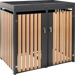 WESTMANN M&uuml;lltonnenbox WMHHWTC-62, f&uuml;r 2x240 l, BxTxH: 134x84x125 cm