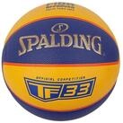 Spalding Basketball TF-33 Gold Composite Indoor/Outdoor Basketball Blue/Yellow