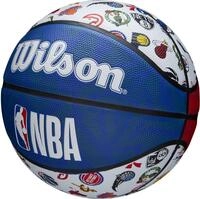 Basketball WILSON "NBA ALL TEAM BSKT RWB SZ7" Gr. 7, bunt, B&auml;lle, Kinder, 7,