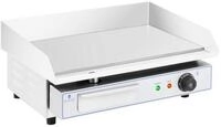 Royal Catering Elektrogrill Elektro Grillplatte 55 x 35 cm Griddleplatte glatt...