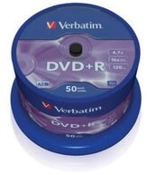 Verbatim DVD-Rohling 50 DVD+R 4,7GB 16x Spindel