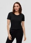 s.Oliver Kurzarmshirt T-Shirt Jerseyshirt mit Rundhalsausschnitt