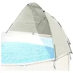 BESTWAY Pool-Abdeckplane Frame Pool Sonnenschutzdach Schattenspender rund 3...