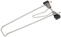 racktime Fahrrad-Gep&auml;cktr&auml;ger Racktime Federklappe CLAMP IT Edelstahl 10mm Clip /