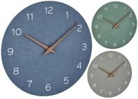 TFA Dostmann Wanduhr Analog TFA 60.3054 leises Sweep-Uhrwerk Zeiger in...