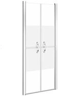 vidaXL Duschwand Duscht&uuml;r Halbmatt ESG 71x190 cm