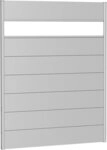 Biohort Sichtschutzelement, 7 Metall-Paneele, 1 Acrylglas-Paneel und 2...