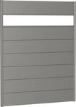 Biohort Sichtschutzelement, 7 Metall-Paneele, 1 Acrylglas-Paneel und 2...