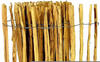 sunnypillow Staketenzaun aus Haselnuss in 26 Größen zur Auswahl, 70cm hoch, 5m
