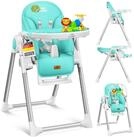 KIDIZ Kinderklappstuhl, 3in1 Kinderstuhl inkl. Spielb&uuml;gel Babyliege