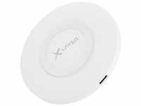 XLAYER Ladegerät XLayer Wireless Charging Pad Basic 10W Qi-zertifiziert White