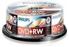 Philips DVD-Rohling DVD+RW 4,7 GB Philips 4x Speed in Cakebox 25 Stk