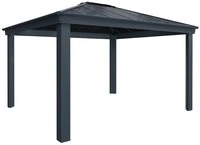 Palram - Canopia Pavillon Dallas 4300, Montagefertiger Bausatz, 100% UV-Schutz, LxBxH