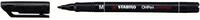 STABILO Filzstift STABILO OHPen M permanent Folienstift schwarz 1,0 mm