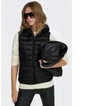 ONLY Steppweste ONLNEWTAHOE HOOD WAISTCOAT OTW NOOS Kunstfaser schwarz XL (42)