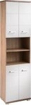 byLIVING Hochschrank Nebraska Breite 50 cm, Badezimmerschrank mit Metallgriffen, viel
