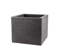BigDean Pflanzk&uuml;bel Granitstein-Optik 39x39 cm anthrazit frostsicher Blumen...