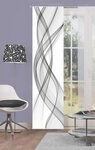 HOME WOHNIDEEN Schiebegardine FERROL (1 St), Klettband, blickdicht, HxB: 245x60,