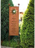 HOME DELUXE Gartenfigur ROST Gartenschild, Gartenstecker aus Edelrost