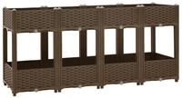 vidaXL Hochbeet, Kr&auml;uterhochbeet 160x40x71 cm Polypropylen
