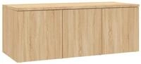 vidaXL TV-Schrank TV-Board Sonoma-Eiche 80x34x30 cm Holzwerkstoff