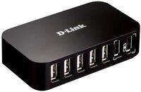 D-Link USB-Verteiler D-Link DUB-H7/E USB-Hub 7 Port USB-A USB 2.0 480 MBit/s mit