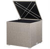 Casaria Auflagenbox, 318 L mit Deckel 75x75x70cm Wasserdicht Gasdruckfeder...