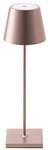 SIGOR Tischleuchte Akku-Tischleuchte Nuindie 380mm Rosegold, Dimmfunktion, LED...