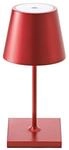SIGOR Tischleuchte Akku-Tischleuchte Nuindie mini 250mm Kirschrot,...