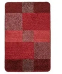 Kleine Wolke Badematte JOANA, B 70 cm, L 120 cm, Rot, H&ouml;he 20.0 mm,