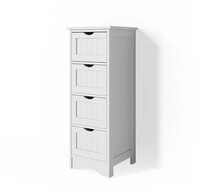 Vicco Midischrank Bianco, Wei&szlig;, 30 x 81 cm (1-St)