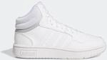 Sneaker ADIDAS SPORTSWEAR "HOOPS MID 3.0 K", M&auml;dchen, Gr. 32, wei&szlig; (cloud wei&szlig;,