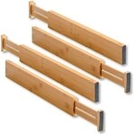 KESPER&reg; Schubladeneinsatz Schubladentrenner (Set, 4 St), variabele L&auml;nge