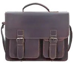 Greenburry Aktentasche, Leder braun