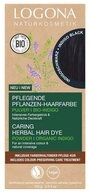LOGONA Haarfarbe Pflegende Pflanzen-Haarfarbe Pulver - Indigoschwarz 100g