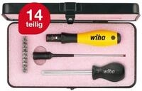 Wiha Schraubendreher TorqueVario-S (43898) - 14 tlg., ESD - 0,4-1,0 Nm