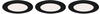 Briloner LED Einbauleuchten 3er-Set schwarz 3xLED/7W (7115-435)