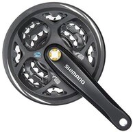 Shimano Fahrradkurbel SHIMANO Kurbelgarnitur ALTUS FC-M311 - 7-fach, 8-fach,...